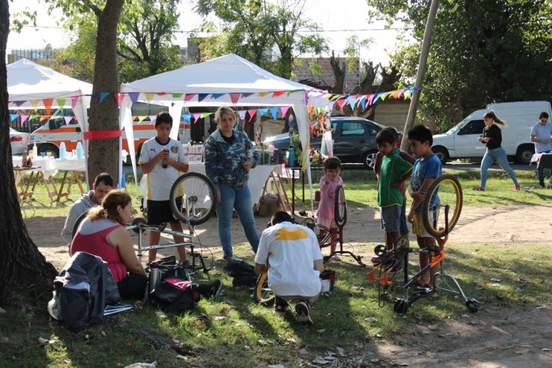 El barrio Larrea sumó mejoras a través de nuevo operativo integral del municipio